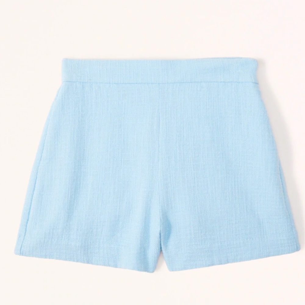 ABERCROMBIE High Rise Tweed Short NWT - Picture 1 of 9